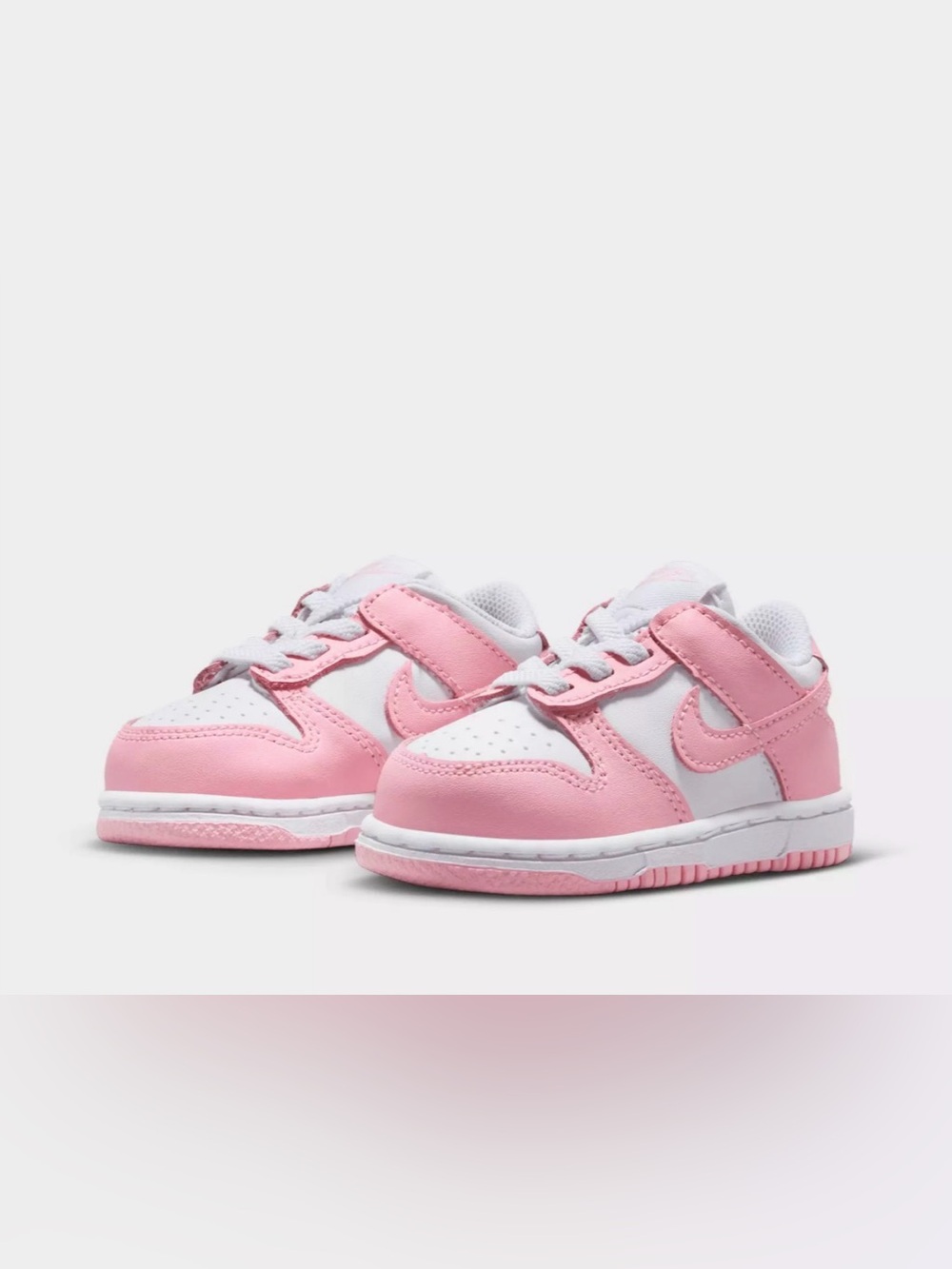 Nike Toddler Low-Top Sneakers in Pink and White